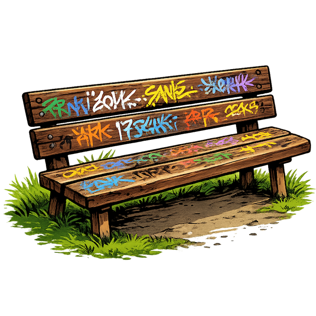 a bench